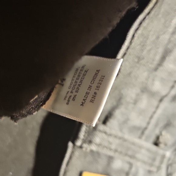 Womens Code Bleu Black Denim High Waist Skinny Jeans Sz 14 - Picture 3 of 7